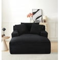 thumbnail image 4 of Cloudline Oversized Chaise Lounge Chair | Soft Corduroy, Full Foam Cushioning | No Assembly, 4 of 9