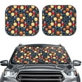 thumbnail image 2 of Vsdgher Colorful Astronomy Print Car Windshield Sun Shade, Reflective Sunshade Window Sunshade Sun Visor Protector Fit for Cars,Trucks,SUVs-Large, 2 of 6