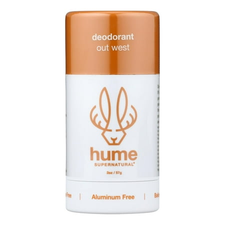 Plant & Probiotic Based Aluminum Free Supernatural Deodorant- Out West Stick (2 oz)