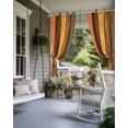 thumbnail image 4 of nqOlkjepod Outdoor Curtains for Patio Waterproof, Farmhouse Orange Brown Outdoor Privacy Panels Grommet, Retro Vintage Wood Blackout Outside Curtains for Porch/Cabana/Pergola 54"x108", 1 Panel, 4 of 8
