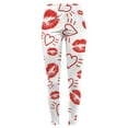 thumbnail image 6 of Mepaouo Womens Valentine Leggings Cute Heart Stretch Holiday Party Tights Outdoor Pants Sizes S-2X, 6 of 6