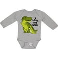 thumbnail image 3 of Inktastic I Love my Dad with Baby and Daddy Tyranasaurus Rex Boys or Girls Long Sleeve Baby Bodysuit, 3 of 5