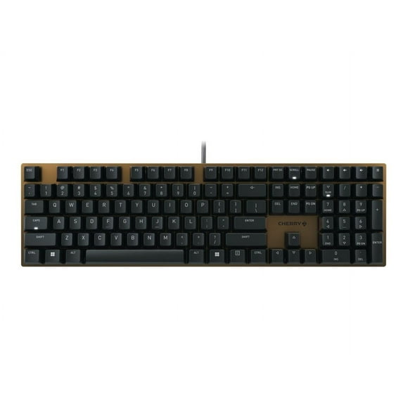 Cherry KC 200 MX Mechanical Office Keyboard with New MX2A switches Black/Bronze
