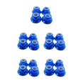 thumbnail image 3 of maskred 4pcs Alliage d'Aluminium Nylon Roue Écrou de Blocage pour 1/10 Axial SCX10 Crawler Robuste et Durable Alliage d'Aluminium Nylon Roue Bleu Foncé 5Set, 3 of 6