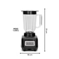 thumbnail image 2 of TAURUS HALEY | Licuadora 500W* de 4 Velocidades| Vaso de plástico 1.65L* | Acoples Easy fit con cuchillas desmontables | Potencia y Control para Preparar Smoothies, Salsas y Más, 2 of 8