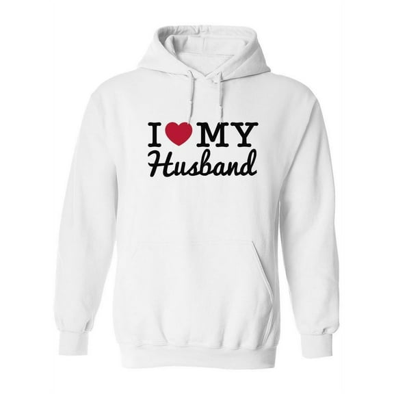 I Love My Husband Hoodie Women -Image by Shutterstock, Female Small