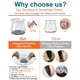 thumbnail image 5 of Apuakthei 32 fundas para patas de silla, deslizador transparente, protectores de suelo para patas de silla, fundas de silicona para proteger suelos, protector de muebles con parte inferior de fieltro, 5 of 6