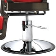 thumbnail image 2 of Jaxpety Vintage Barber Chair, Hairdressing Seat,Hydraulic Recline Styling Chair, Reversible Foot,Red, 2 of 17