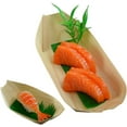 thumbnail image 4 of Cuenco de madera de pino I Vajilla orgánica desechable, sostenible y compostable I Cuenco para picar, salchichas con curry, patatas fritas, sushi I Cuenco para servir, 4 of 8