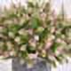 thumbnail image 3 of Flor Artificial Plantas Falsas Artificiales Arbustos Vegetales Artificiales Macetero Colgante Decoración De Balcón De Boda DIY,Rosado, 3 of 3