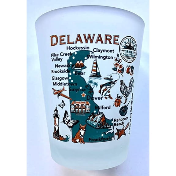 Delaware US States Series Collection Shot Glass