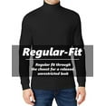 thumbnail image 2 of 4-Pack Men's Long Sleeve Turtle Neck T-Shirt (Sizes, S to 2XL), 2 of 5