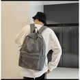 thumbnail image 3 of Mochila escolar beige para niñas Mochila para libros de secundaria resistente al agua Mochila simple para adolescentes, Escuela secundaria simple y liviana, 3 of 5