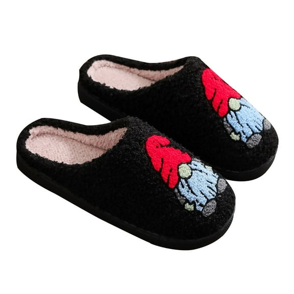 NOKIO Men'S Cozy Winter Slippers Men'S Thermal Indoor Slippers Mens Couple Cotton Slippers Home Lightweight Warm Slippers Christmas Animal Cotton Slippers Warm Winter Novelty Men'S Slippers