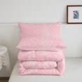 thumbnail image 5 of Erosebridal Lavender Paisley Patchwork Full Size Comforter Sets,Elegant Floral Motif Bedding Comforter Set,3pcs,1 Comforter and 2 Pillowcases,Pink Reversible, 5 of 7