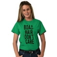 thumbnail image 3 of Boat Hair Don't Care Ocean Vibes Cute Women's Plus Size Graphic Tee Brisco Brands 2X, 3 of 5