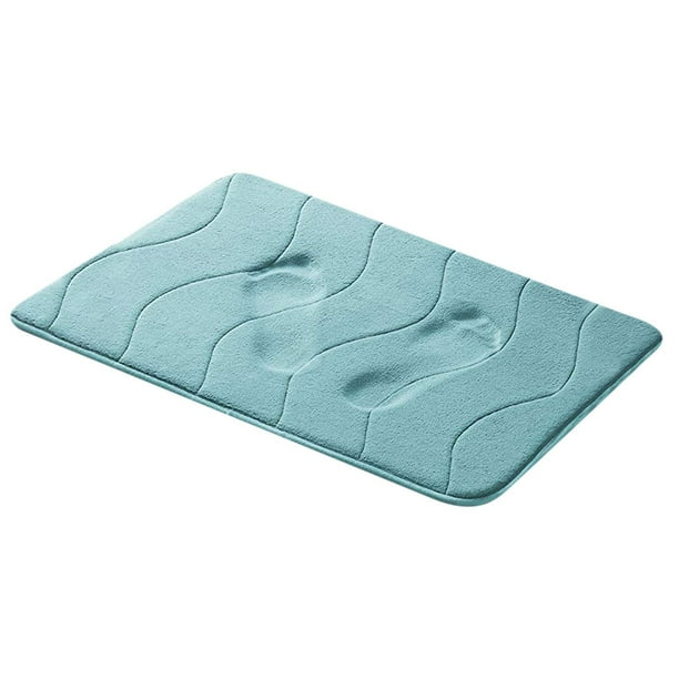 Yhmxh Alfombrilla absorbente para inodoro, alfombrilla de cocina, alfombrilla antideslizante para entrada de baño, felpudo de esponja para puerta, alfombra para dormitorio.