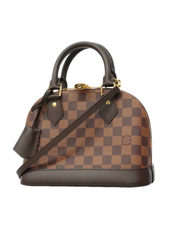 Pre-Owned Louis Vuitton Damier Alma BB Handbag N41221 Ebene 2-way bag for women