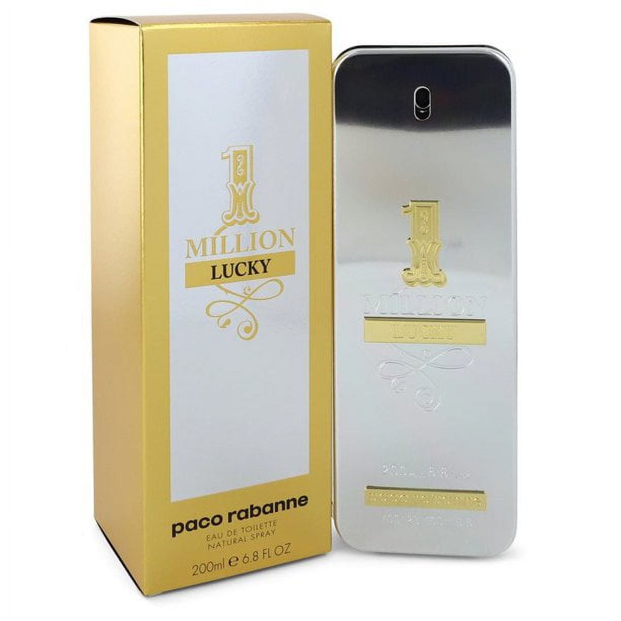 1 Million Lucky by Paco Rabanne Eau De Toilette Spray 6.8 oz for