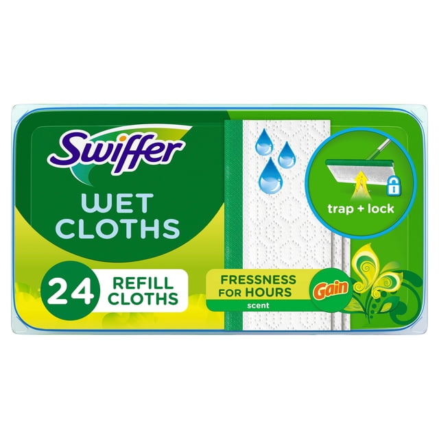 Paños húmedos Swiffer Sweeper, 24 unidades, multisuperficie
