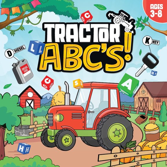 Tractor ABCs, Tractor ABC Book, Tractor Book: Tractor ABC Book For Kids, ABC Book, (Paperback)