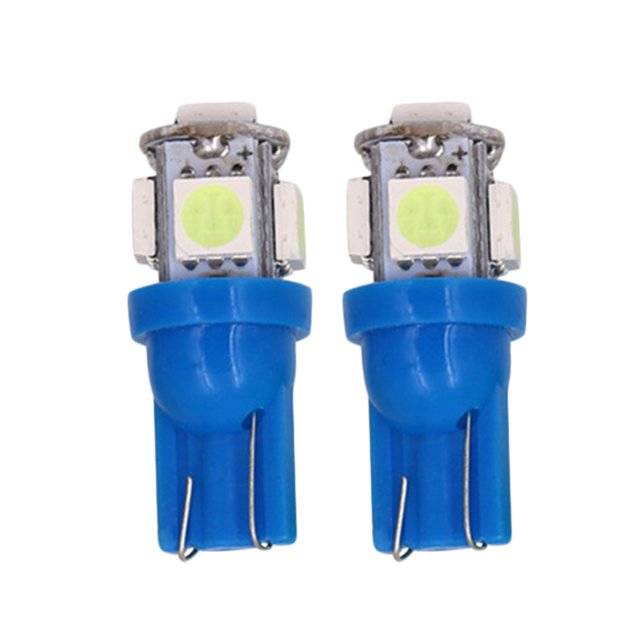 Luz Del Coche 2 uds T10 W5W 5SMD bombilla LED 5050 indicador de ancho automático para coche luces de lectura interiores Likrtyny Accesorios para autos y motos