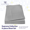 thumbnail image 2 of Juego de sábanas de la colección Sweet Home Dobby Stripe Queen, 2 of 5