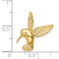 thumbnail image 2 of Chaîne Pendentif Design Colibri Volant Finition Polie Texturée en Or Jaune 14K, 2 of 2