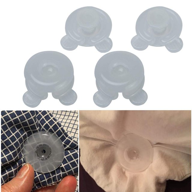 Juego de 20 clips para edredón, pinzas, soportes para rosquillas para edredón, sujetadores que mantienen las esquinas en su lugar, transparente