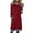 Red, variant on Enjoytime Midi Dresses for Women Denim Patchwork Lapel Long Sleeve Dress Spring Fashion Loose Casual Dresses 2026