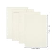 thumbnail image 2 of BESTYASH 4Pcs A5 Loose Leaf Paper Light Yellow Thick Refill Pages for Office Notebook Binder, 2 of 6