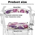 thumbnail image 6 of HELLHERO Black Mushroom and Fern Botanical Rollator Walker Seat Covers Reusable Back Cover Easy to Clean Easy to Use for Travel, 6 of 7