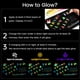 thumbnail image 5 of Pintura ARTME que brilla en la oscuridad, 18 colores brillantes, 22 ml, luz negra, 5 of 7