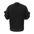 thumbnail image 3 of Zszcpp Casual Tops For Women Ruffled Short Sleeve Round Neck Knitted Tie Up Pullovers Sweater Blouse Casual Blouses, 3 of 5