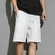 thumbnail image 1 of pstuiky Hombres bajos, Pantalones cortos deportivos de entrenamiento físico de color sólido para hombre, transpirables, con bolsillos, estilo crop top Pantalones cortos cargo, 1 of 7