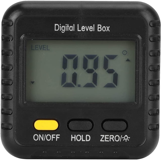 Digital Inclinometer Mini 360 Degree Angle Finder Protractor Woodworking Tool, Digital Angle Meter Angle Level(Without Horizontal Bubble)