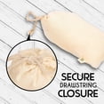 thumbnail image 2 of 100% Cotton Single Drawstring Bags, 2 of 9