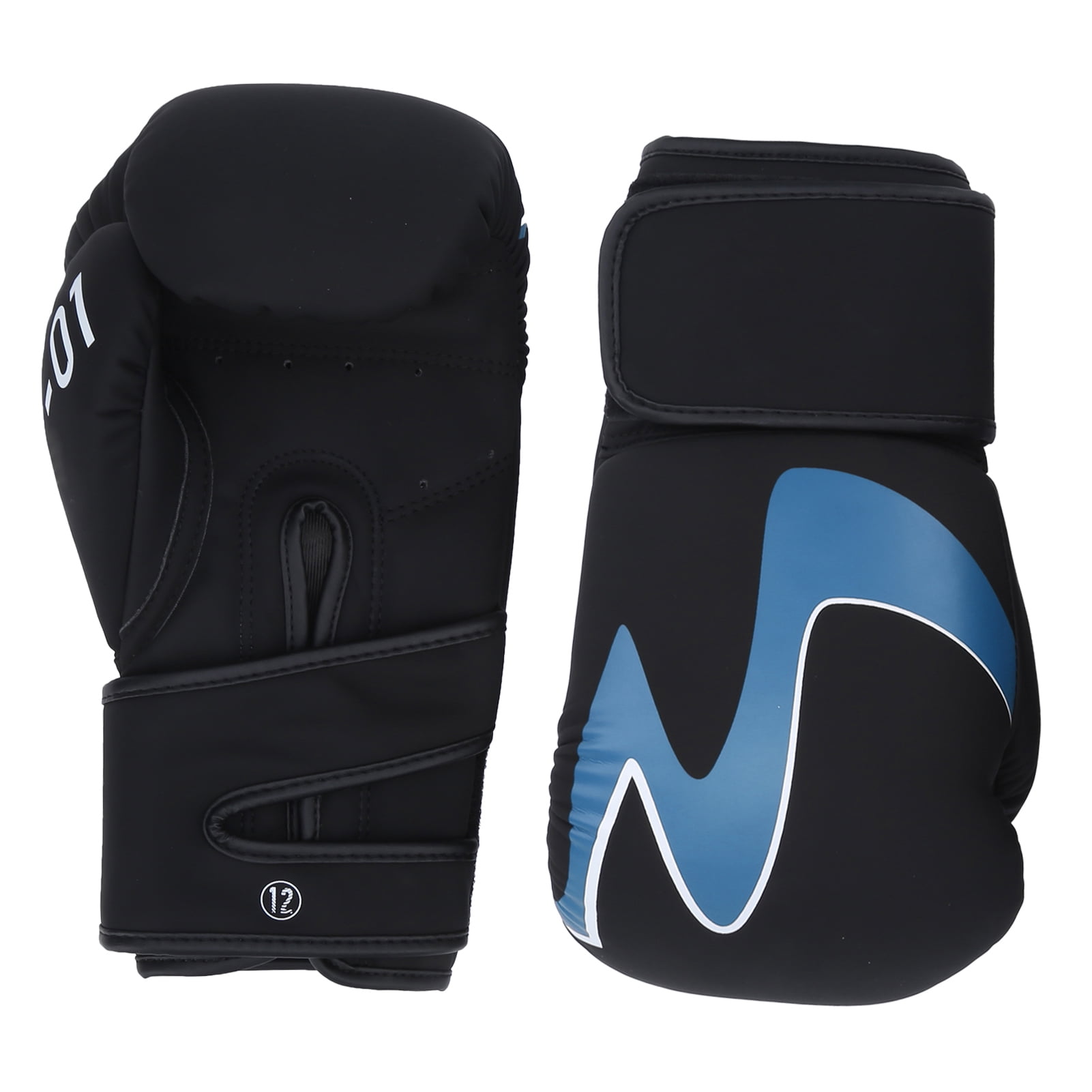 NFTIGB Pro Series Premium Boxing Gloves Unisex 12 oz (12 oz / 340 g) Training Sparring Heavy Bag Gear Blue