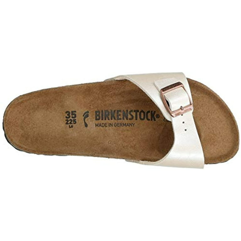 Afhængig Tanzania Slud Birkenstock MADRID Birko-Flor Women's Narrow Fit Mules, Off-White (Graceful  Pearl White), 3.5 UK (36 EU) - Walmart.com