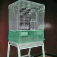 thumbnail image 3 of Breathable Parrot Cage Skirt - Nylon Mesh Seed Catcher Cover with Elastic Edge for Bird Cage Containment, 3 of 6