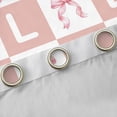 thumbnail image 4 of Erosebridal Cute Coquette Bowknot Curtains Pack of 2 (42x84 Each),Girls Pink L Alphabet Curtains Blackout For Bow Lovers, 4 of 7