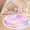 Color 1, variant on Washable Non Slip 3ft Round Rug, Pastel cloudy sky Circle Area Rugs with Tassels Carpet for Nursery Bedroom Living Room Playroom Tent Rug Tent Castle