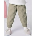thumbnail image 4 of Byoo Toddler Boys Down Pants Cozy Solid Color Padded Elastic Waist Puffer Joggers Outdoor Winter Soft Casual Trousers, 4 of 4