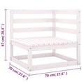 thumbnail image 4 of vidaXL 10 Piece Garden Lounge Set with Cushions Solid Wood Pine, 4 of 5
