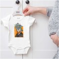 thumbnail image 5 of Van Gogh Self Portrait Irises Mashup Romper Boys or Girls Infant Baby Brisco Brands NB, 5 of 6