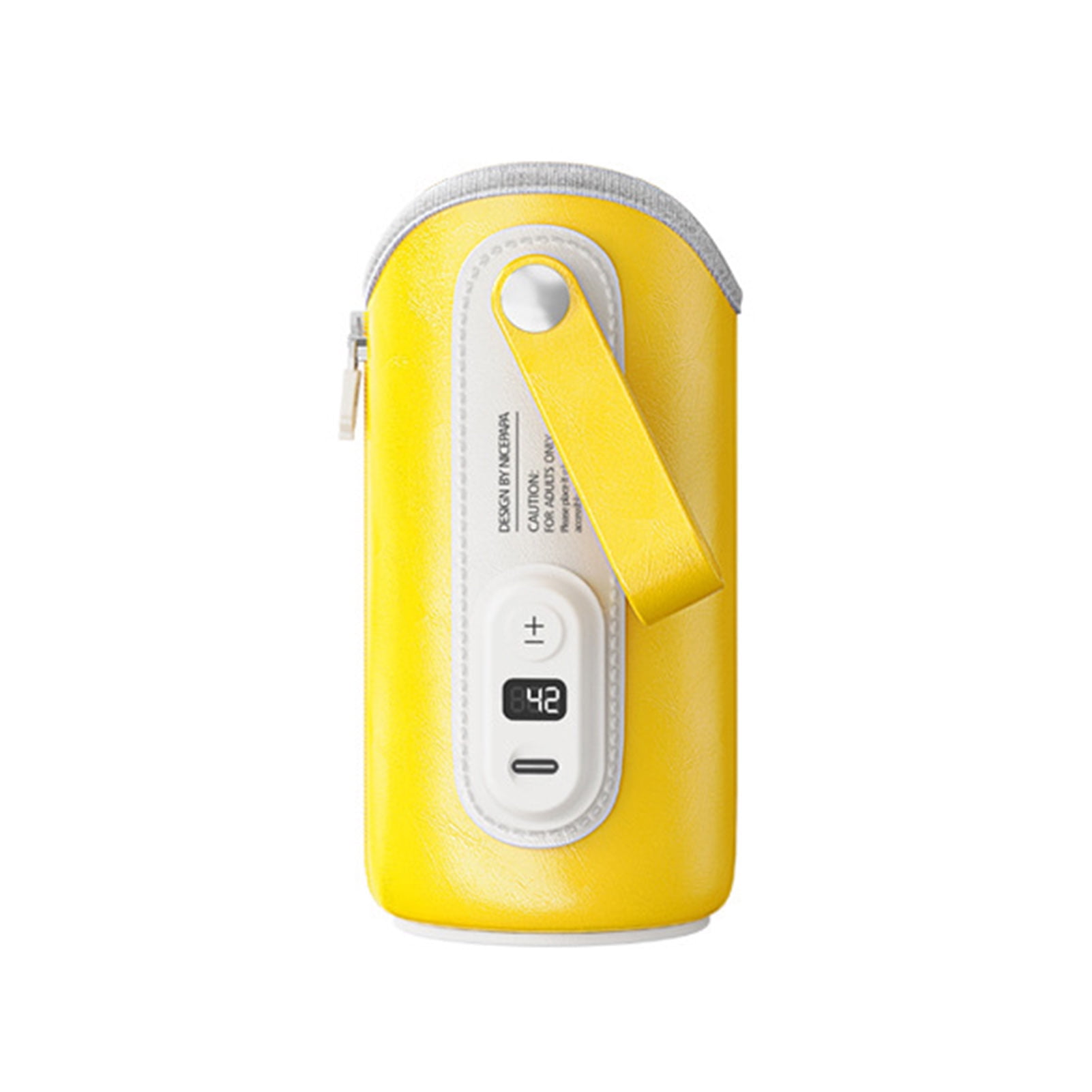USB Milk Bottle Warm HeatKeeper Portable Bottle Warmer 3 Gears Adjustable Temperature for Night Feeding Traveling Outing Driving Blue Milk Bottle Heated Bag 