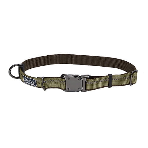 K9 Explorer Reflective Dog Collar Large Fern