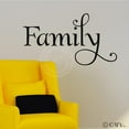 thumbnail image 5 of Family Vinyl Lettering Wall Decal Sticker Home Decals Size: 16.5"H x 30"W Color: Black, 5 of 5