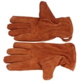 thumbnail image 1 of Guantes de trabajo aislados de invierno, 1 par de guantes de trabajo de cuero de vaca Guantes de soldadura de forja Aspecto llamativo, 1 of 8