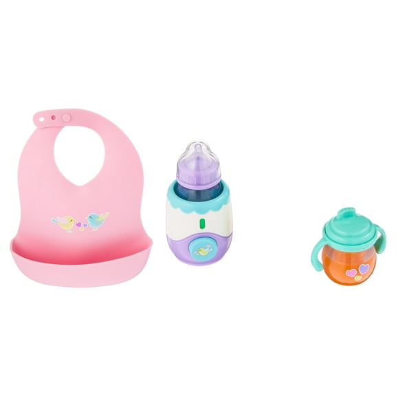 My Sweet Love Bottle Warmer Doll Play Set, 5 Pieces
